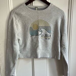 Gray La Jolla Graphic Women's Sweatshirt